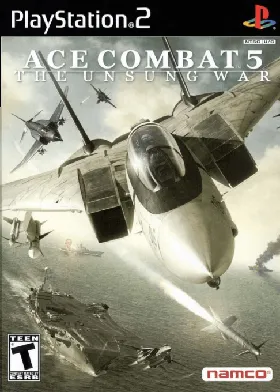 Ace Combat 5 - The Unsung War box cover front